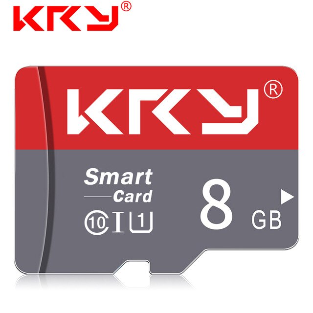 KRY Memory Card 32GB 16GB 8 GB 128 GB 64GB Microsd Card C10 Micro TF SD Card 8 16 32 64 128 GB Cartao De Memoria Card Adapter: 8GB