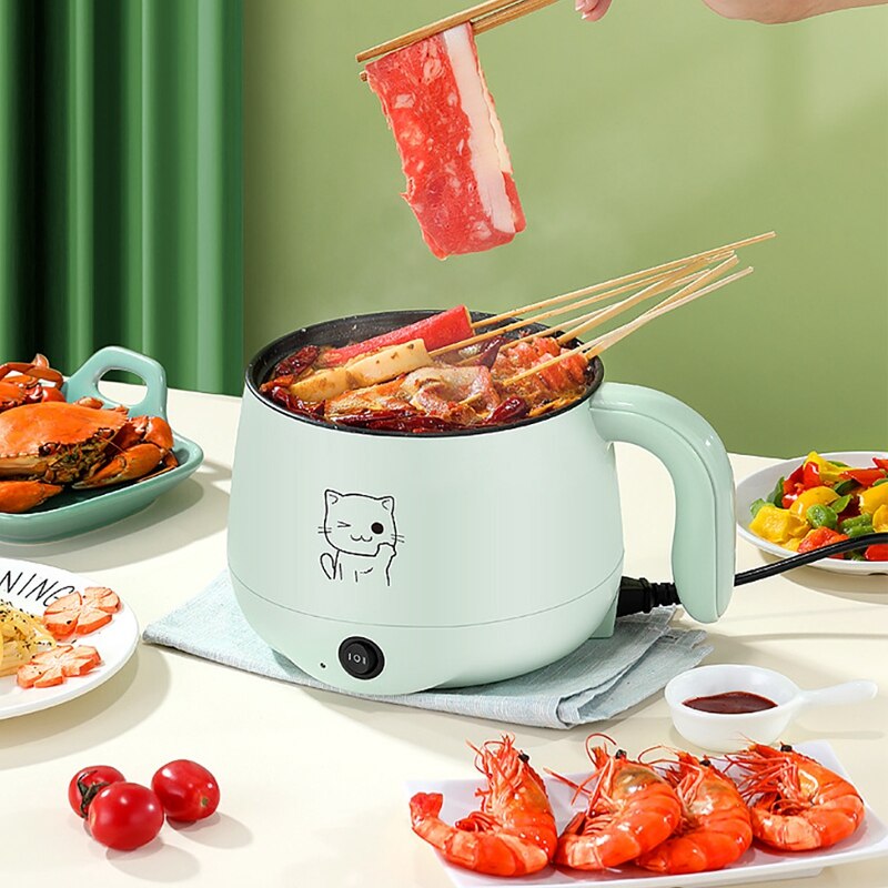 Electric Cooking Machine Household Samll 1-2 People Pot Multi Electric Rice Cooker Non-Stick Pan