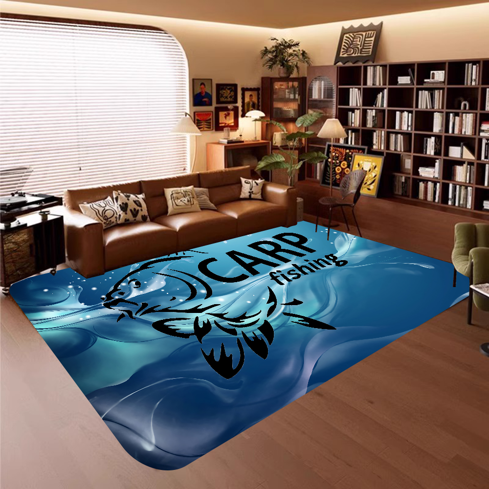 Nash Fishing Logo Deuringang Antislip Badkamermat Kinderkamer Slaapkamer Decoratie Balkon Antislip Deurmat Woonkamer