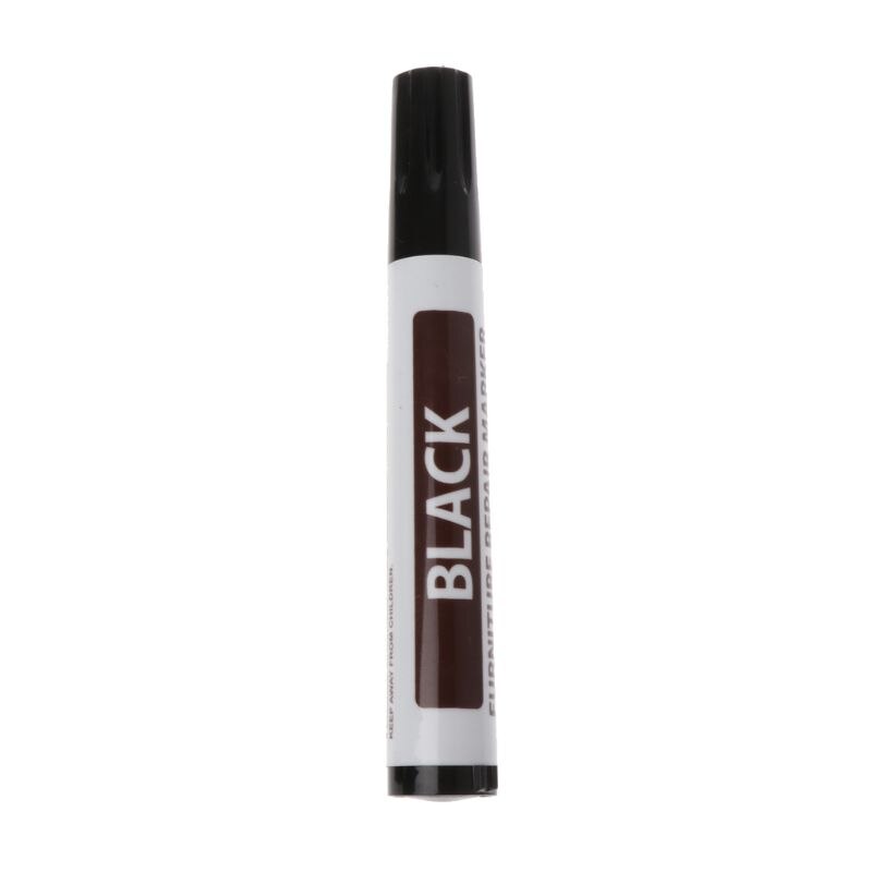 1 pc møbelreparation træskabe gulv touch-up markører ridser filler remover 50pb: 6- sorte