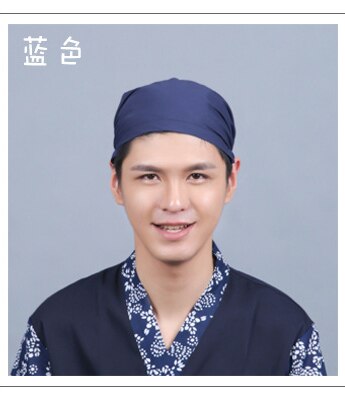 Japanese Ramen Noodle Restaurant Bar Sushi Chef Unisex Waiter Hat Turban Cap Men Women Kitchen Cooking Workwear Caps: 5
