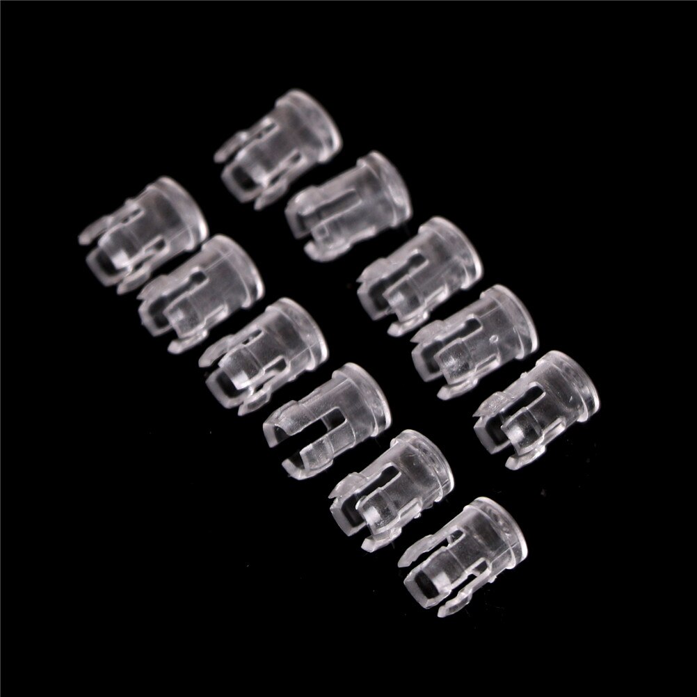 10/20 stk klare 3mm led lysemitterende diode lampeskærmbeskyttere