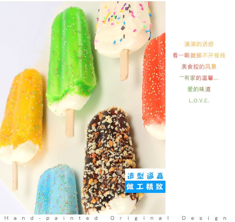 6 couleur réaliste gâteau artificiel assorti mixte faux gâteau modèle maison mise en scène équipement artisanat photographie accessoires décoration de la maison