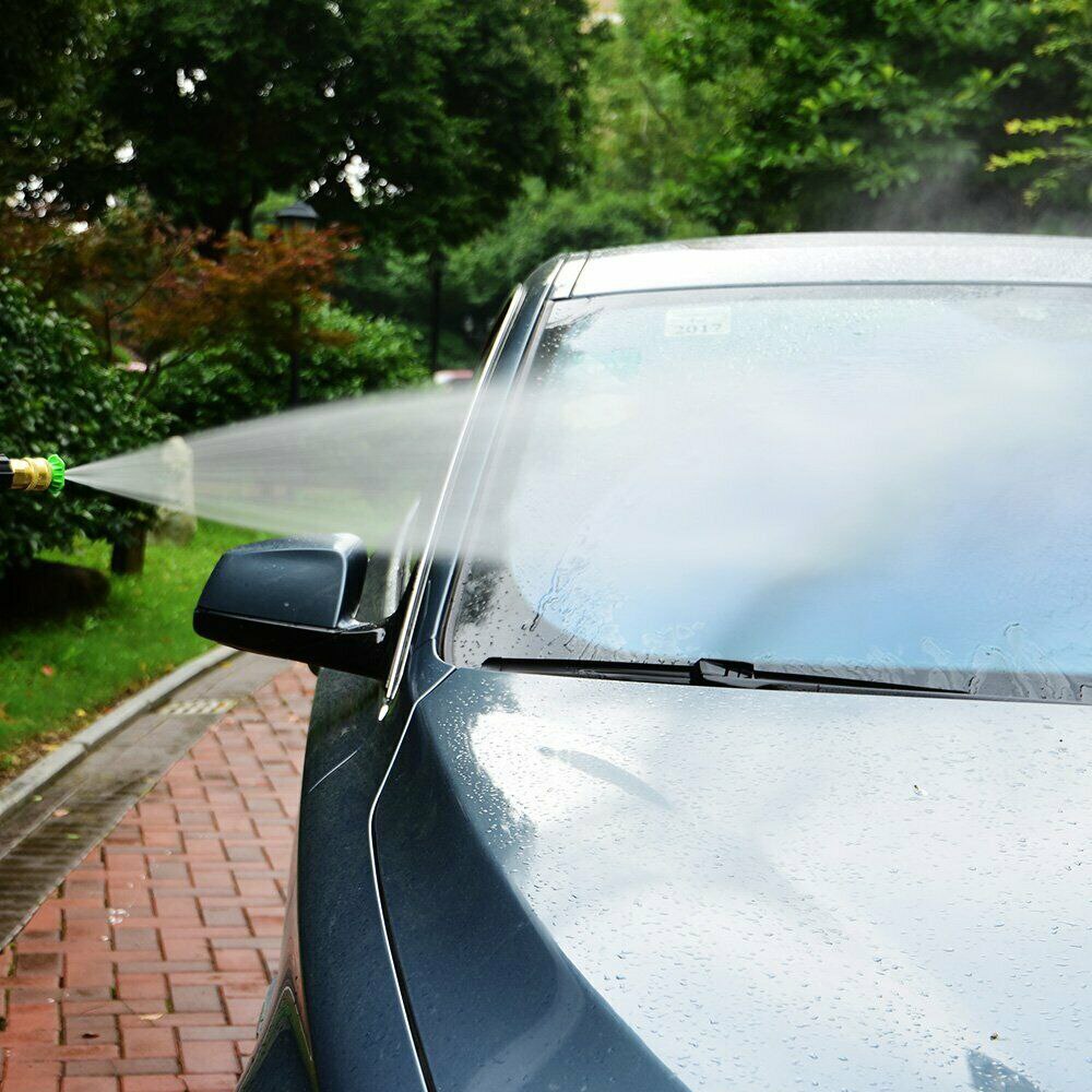 High Pressure Car Power Washer Spray Wand Lance 5 Nozzle Kit Washing Machines Metal Jet Lance Nozzles Adapter garden water wash