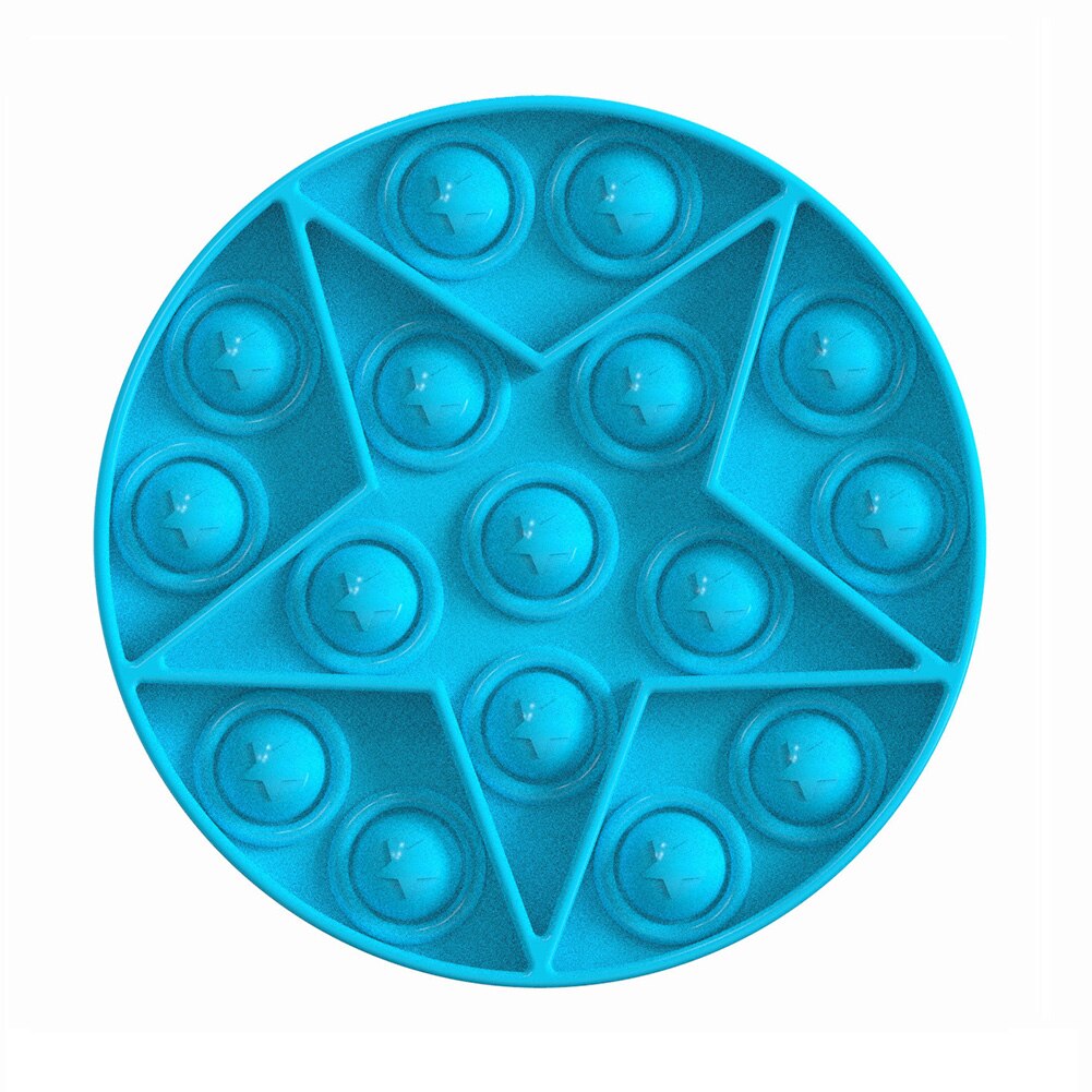 neue Star Shaped Push Blase Spielzeug Squeeze Spielzeug Kinder Erwachsene Stress Relief Silikon Zappeln Sensorischen Spielzeug für Kinder: 1