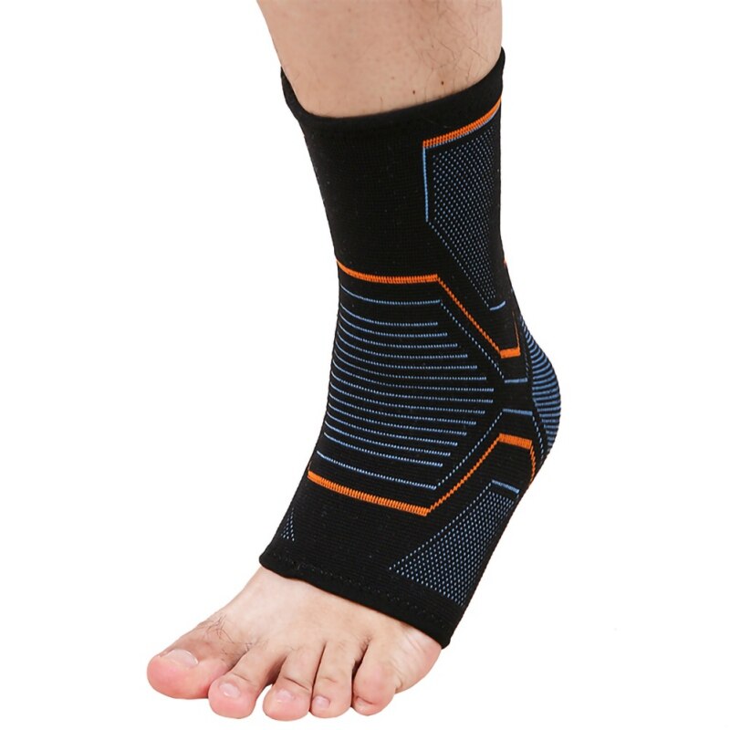 Sport Foot Joint Enkel Protector Basketbal Volleybal Enkel Ondersteuning Elastische Gebreide Ademend Brace Voor Fietsen Yoga: M