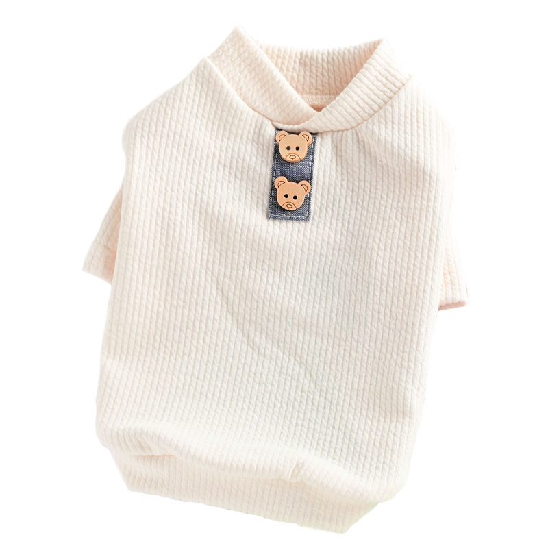 LVTUBANLV Dog Shirts 2 Pack Dog Sleeves Vest Solid Pet Clothes Cooling T-Shirts for Small Medium Dog Puppy Kitten Catfine wool: White / S
