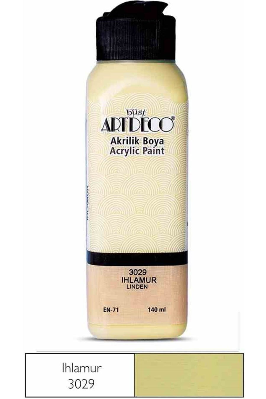 Artdeco farba akrylowa zielony kolor i odcienie