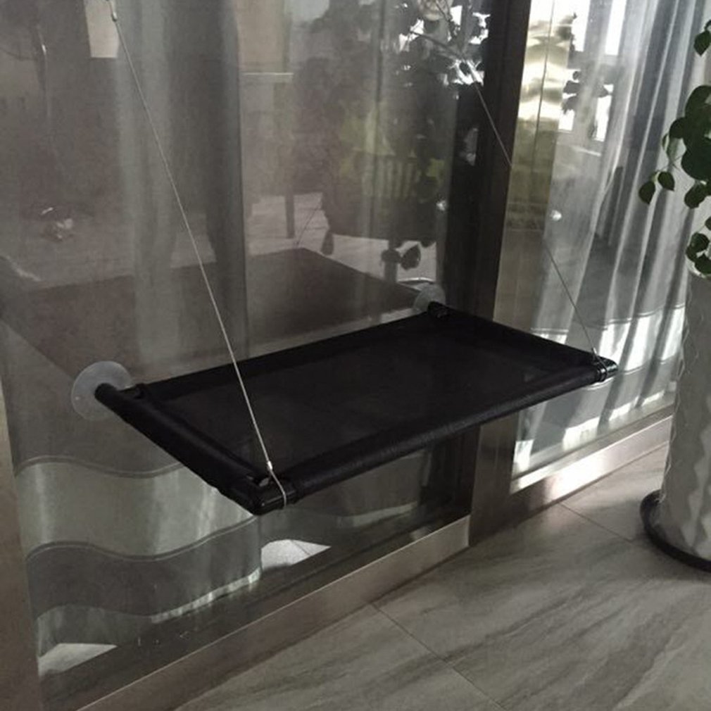 Ventouse mignon animal de compagnie suspendus lits portant chat ensoleillé siège fenêtre montage pour animaux de compagnie chat hamac confortable chat lit pour animaux de compagnie