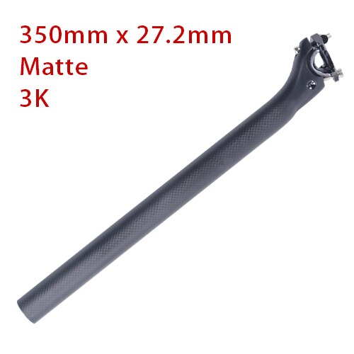 Bxt-selim de carbono para bicicleta, peças de 2021/27.2*31.6mm para bicicleta de estrada e mountain bike: 27.2X350mm 3K matt