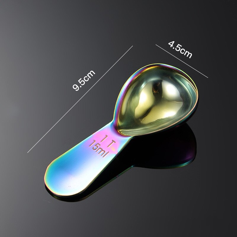 1 Pcs 304 Stainless Steel Kitchen Measuring Spoons Coffee Sugar Scoop Cake Baking Flour Measuring Cups Kitchen Cooking Tools: 9