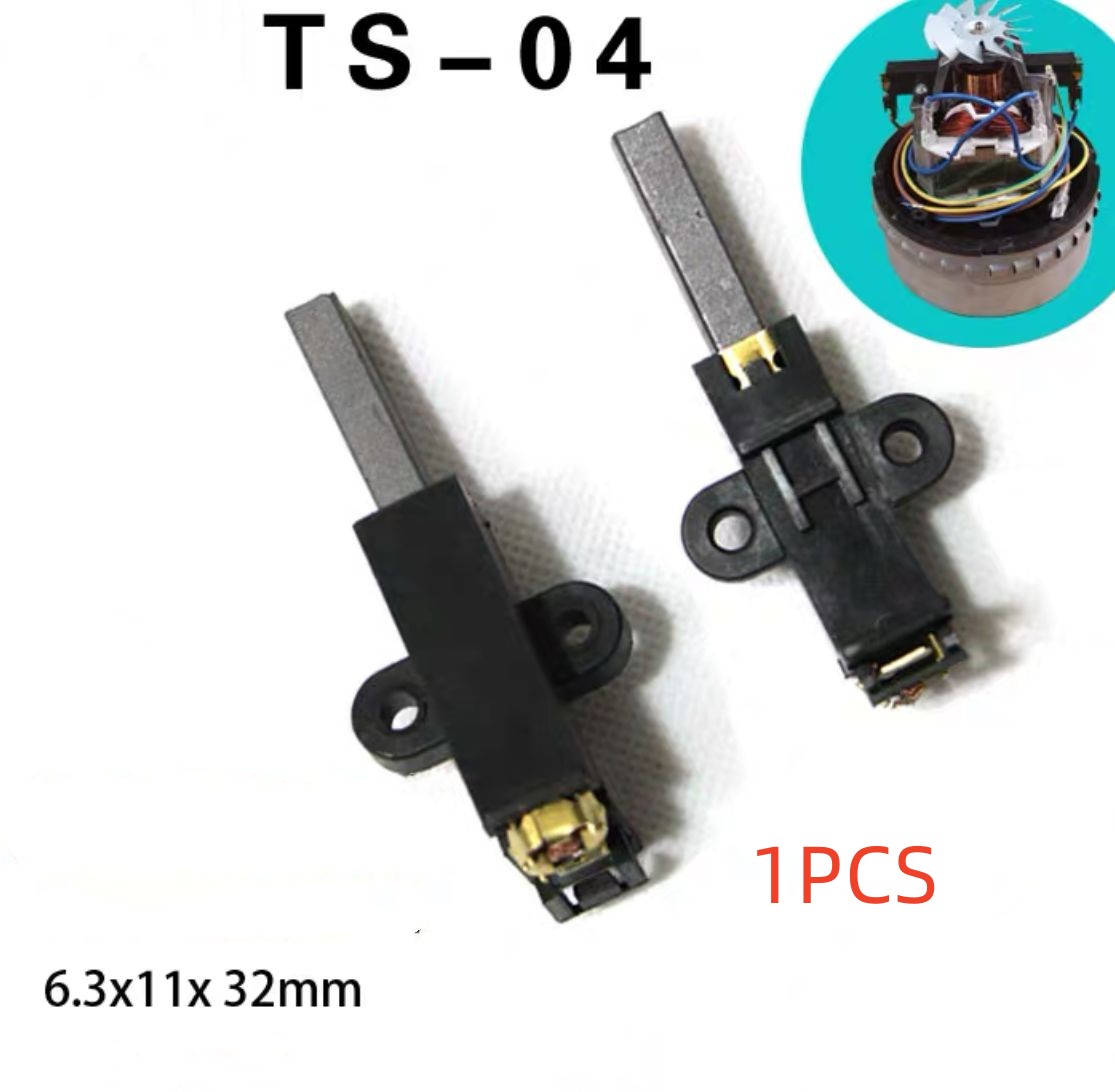 motor replacement carbon motor brushes for universal dc domel industrial vacuum cleaner feeding machine carbon motor brush parts: Red
