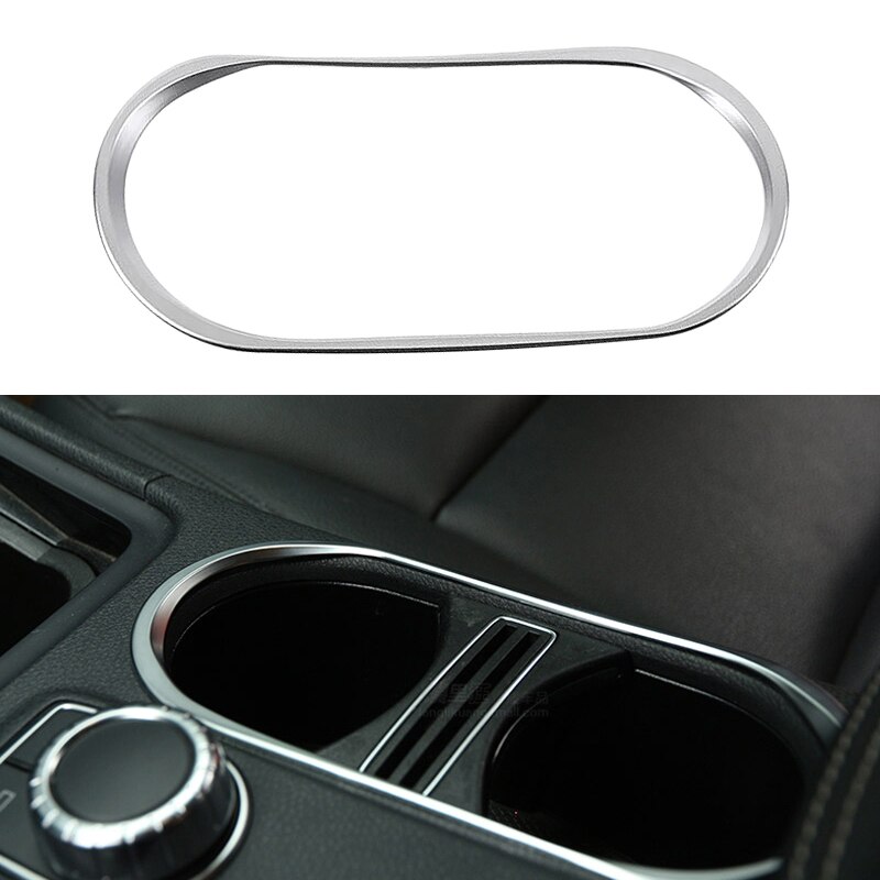Supporto di Tazza del bicromato di potassio Della Copertura Trim per Mercedes Benz Cla 200 260 Gla una Classe W176 C117 A180 14-17 accessori Auto-Styling