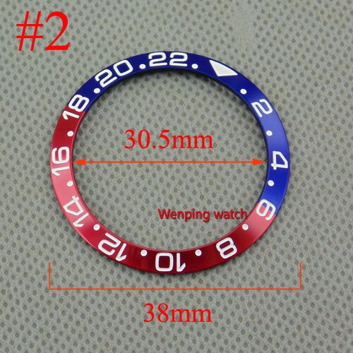 38mm titanium keramiske ringring tofarvet pasform automatiske 40mm bliger ure