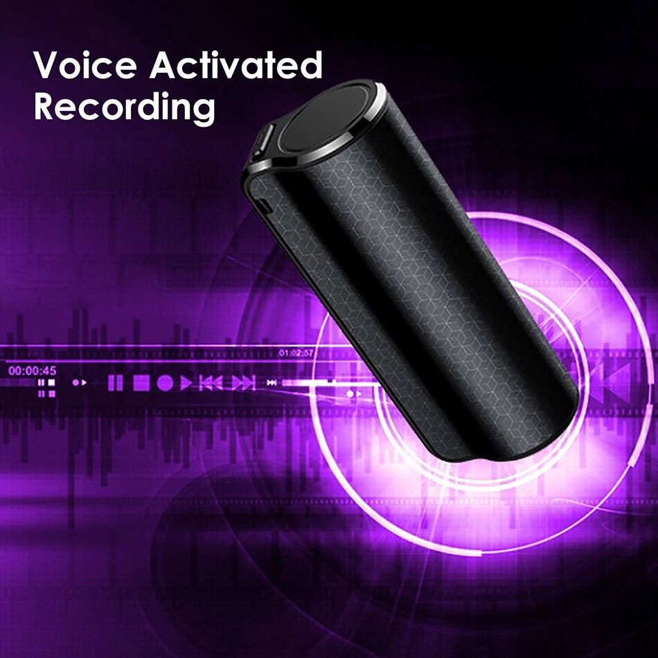 Q70 mini magnetisk stemmeaktiveret digital stemmeoptager w / 16gb indbygget hukommelse stemmeaktiveret loop optagelse