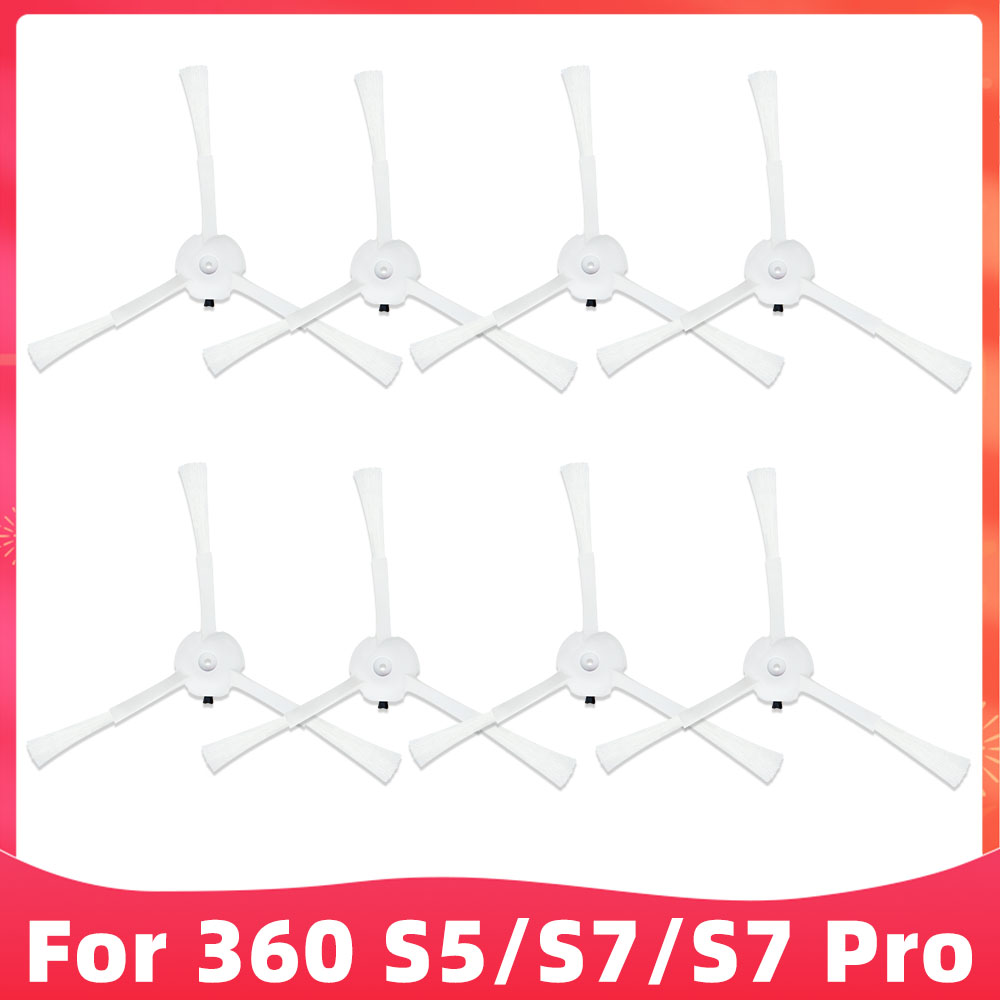 Fit for 360 S5 / S7 / S7 Pro Robot Vacuum Cleaner Spare Parts Roller Side Brush Hepa Filter Water Tank Filter Mop Cloths Rag: plum
