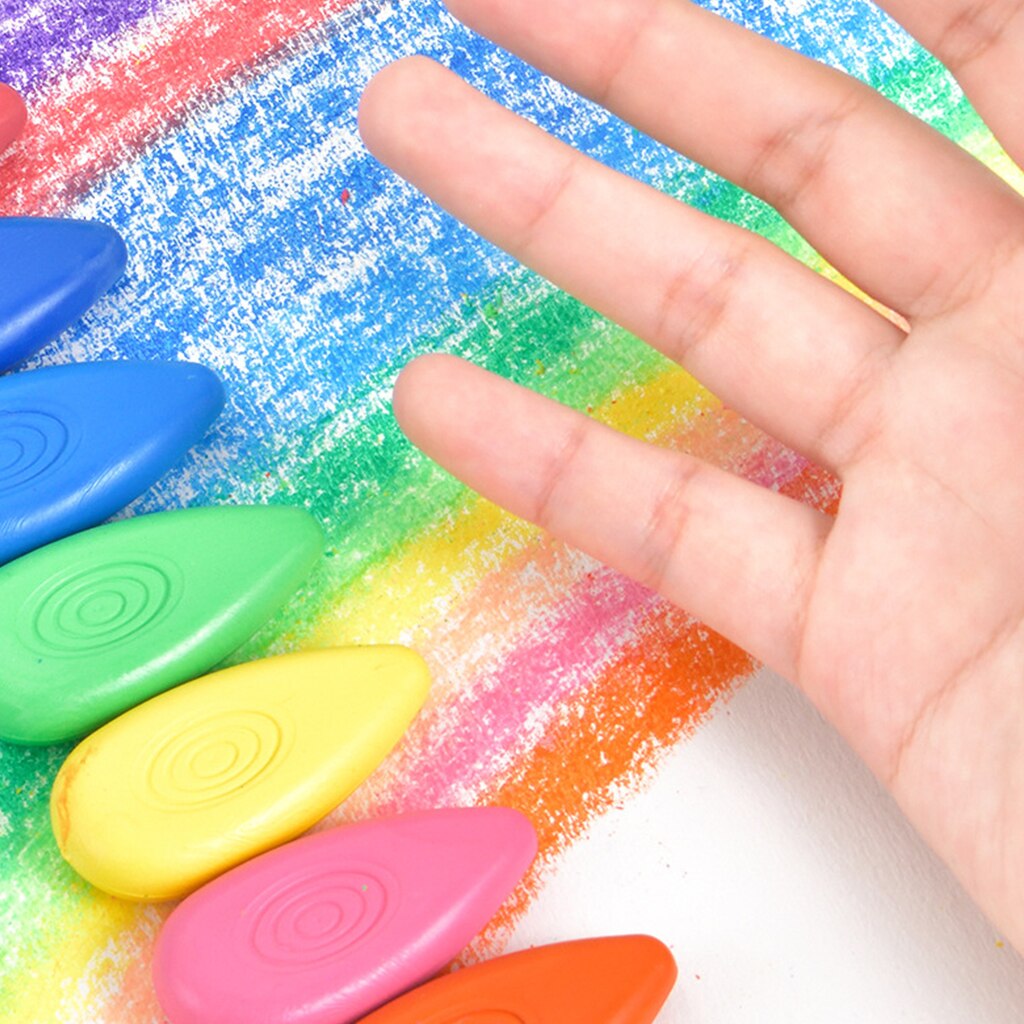 24 Colors Water -shaped Crayon Children Toddler Drawing Graffiti Pens Christmas Year Easter Halloween Supplies
