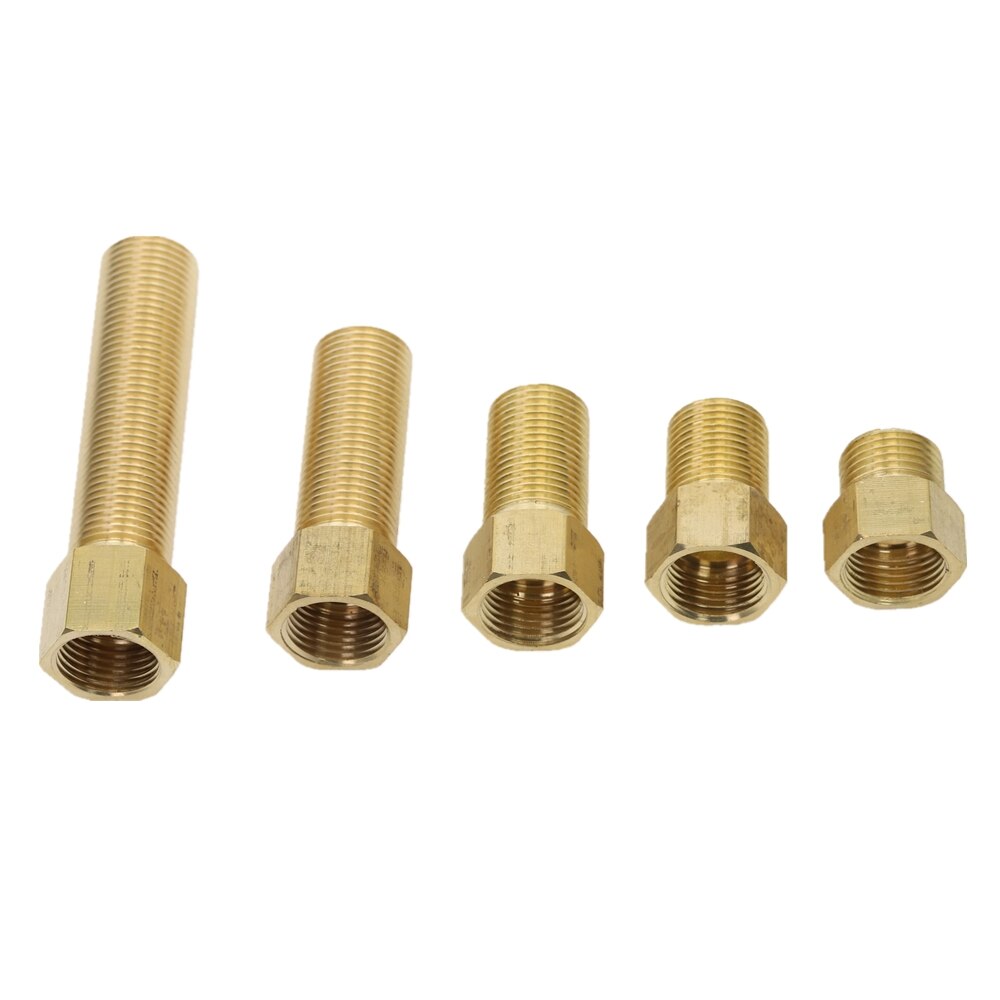 Messing Connector 1/2 "Bsp Man-vrouw Thread Veranderen Koppelstuk Recht In Adapter Fittings 28 Mm 40 Mm 50mm 70 Mm 100 Mm Lengte