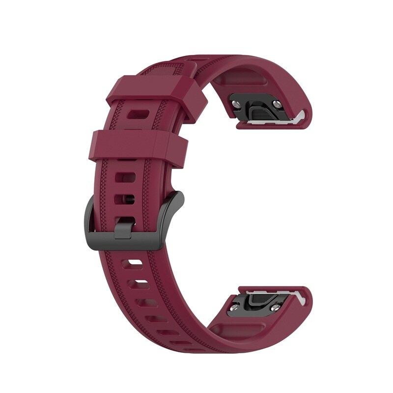 Dla Garmin Fenix 7s 6S 5S Watchband 20mm pasek do bransoletki dla Fenix 6s Pro 5s Plus opaska silikonowa szybka wymiana opaska na nadgarstek: Dark red