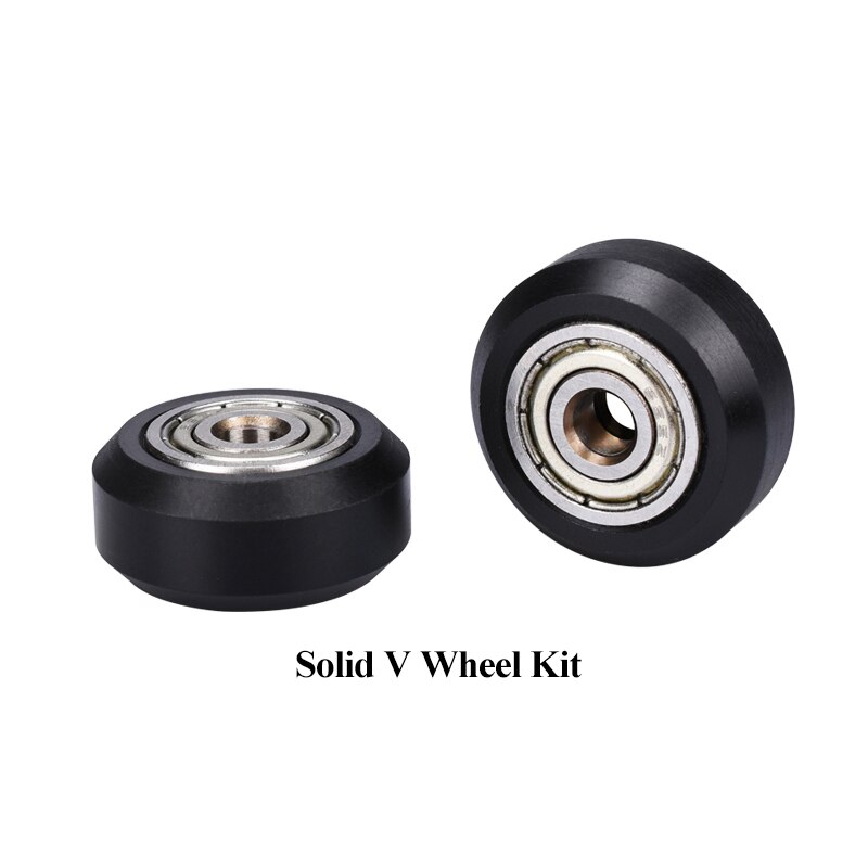 CNC Plastic wheel Delrin v wheel with 625ZZ MR105zz Bearing for V-Slot Aluminum Profile, 3D Printer, OX CNC Router