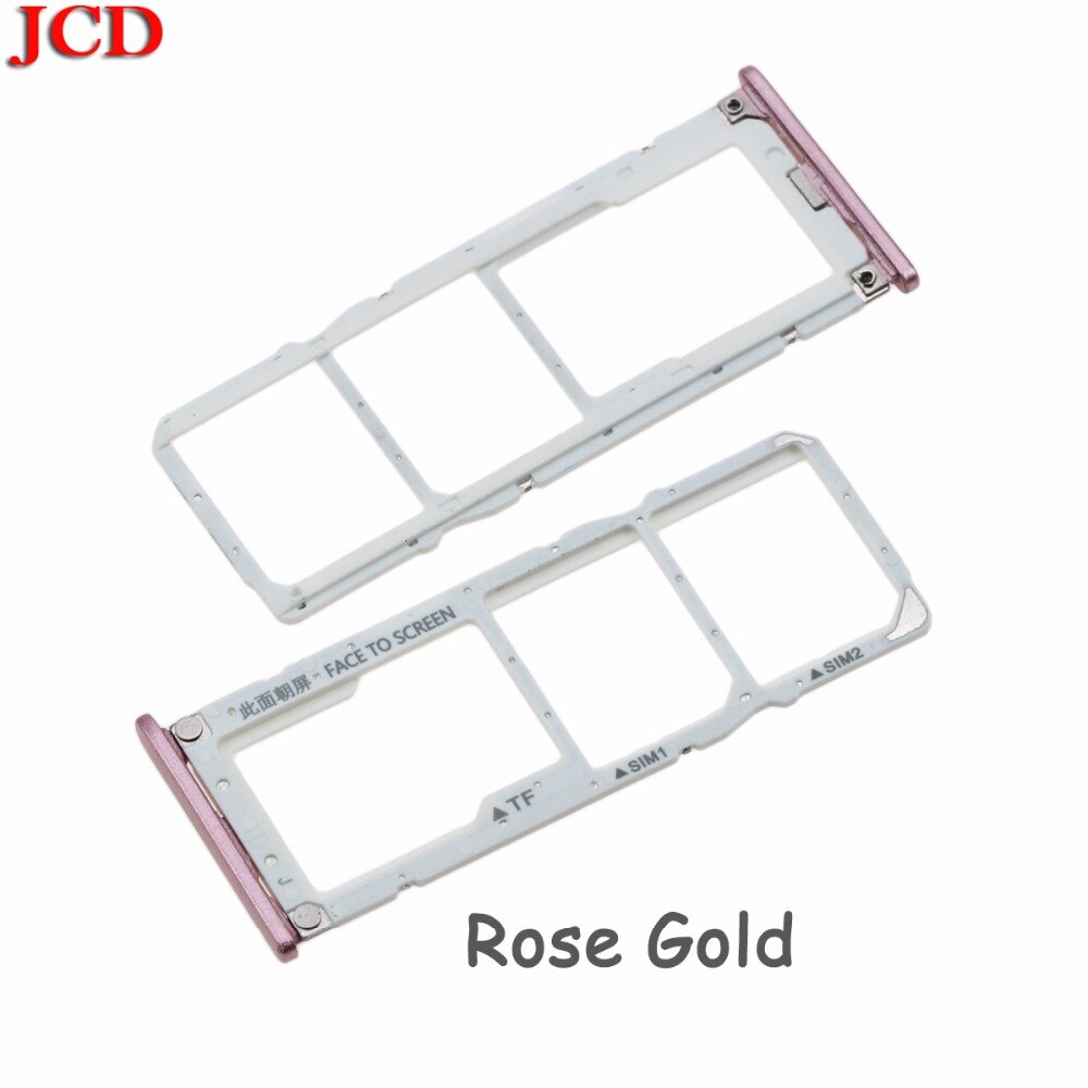 JCD SIM Card Tray Socket Slot Holder Adapters Spare Parts for Xiaomi for Redmi 6 Pro SIM 1 & SIM 2 / TF Card Tray Adapters