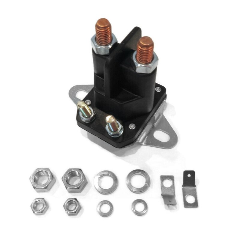 4 Post / Pole UNIVERSAL 12 Volt Starting Solenoid Valve for Rider Lawn Mower & Tractor 513075 104-3189 117-1197: Default Title