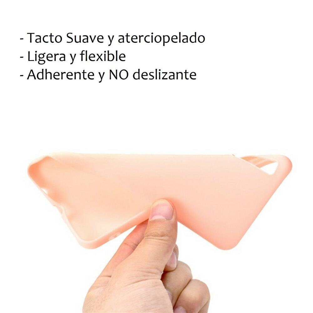 Caso del basamento da Liquido Molle del silicone Compatibile con Samsung galassia A20e flessibile in blu rosa Rosso TRASMETTIAMO DALLA SPAGNA