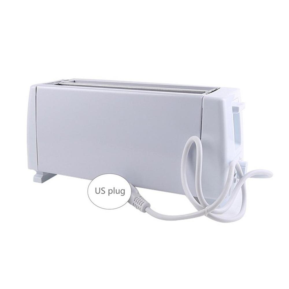 1 Pcs METALICA 2 slots toast Sandwich Toaster 4 Slices Multi-function Breakfast Machine Toaster Home Sandwich Toaster: white US