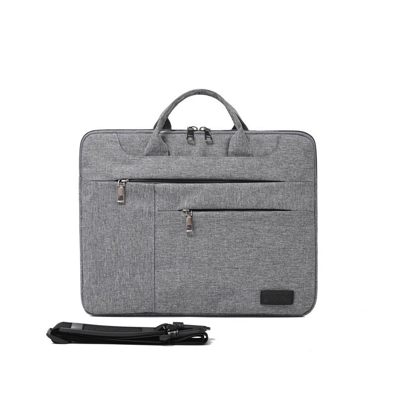 Kleine Computer Tas Voor Man Bedrijfsaktentas Aktetas Mannen Sac De Voyage Laptop Tas Schoudertas Heren Bolso Bandolera Hombre: small size grey