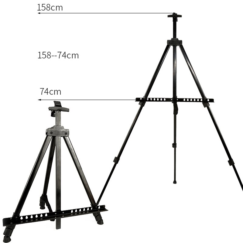 Support Métallique Réglable 360° Pour Caméra De Chasse, Panneau Solaire - Hauteur 106 Cm, Filetage 1/4"-20 - Pliable, Sans Outil