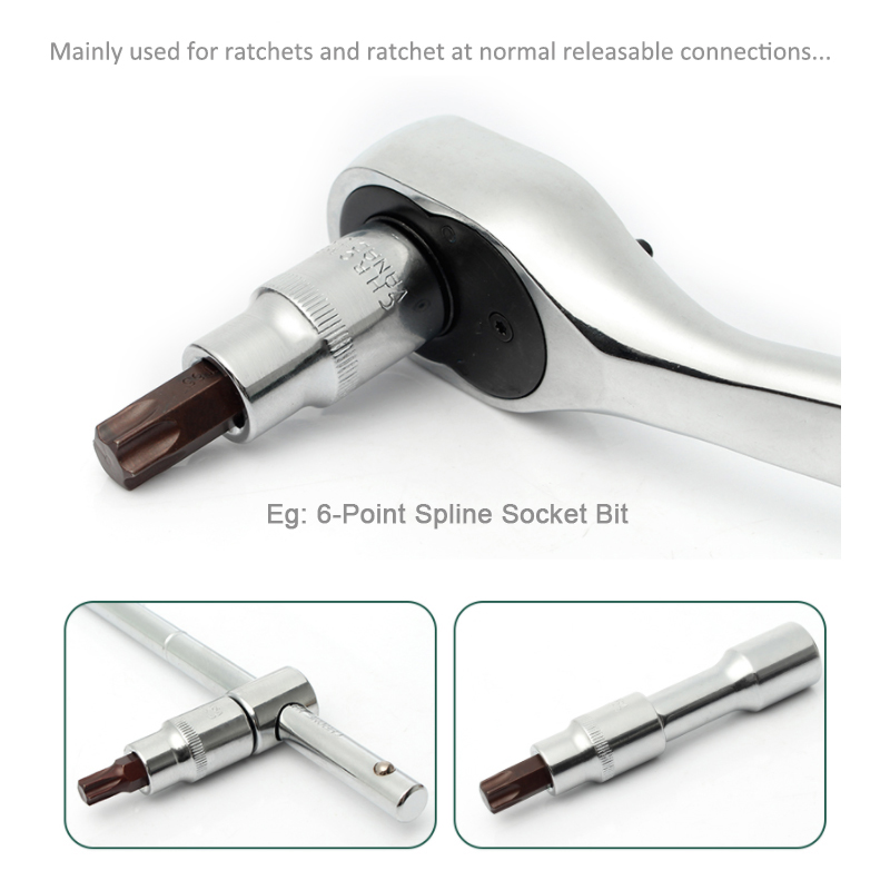 1Pcs 1/4",3/8" Square Drive Pozi Socket Bits PZ1 PZ2 PZ3 Screwdriver Bit Home Auto Repair Hand Tools with Spanner Ratchet