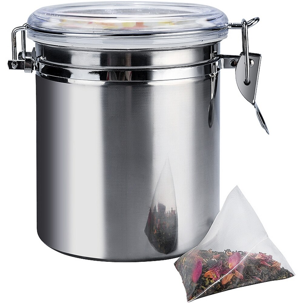 Latas selladas de acero inoxidable, tarro de vidrio para almacenamiento de alimentos, sin plomo, botellas de almacenamiento de cocina, latas, hebilla de almacenamiento de grano, mantenimiento fresco, cans5