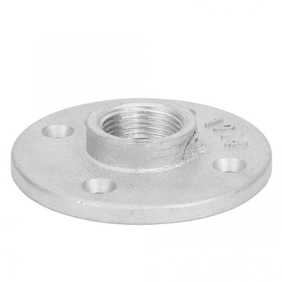 Flange 10Pcs DN20 4 Fori della Flangia di Base Ferramenteria E Attrezzi Strumento di 3/4 &#39;&#39;Britannico Vite Filo di Ferro Cast Flangia