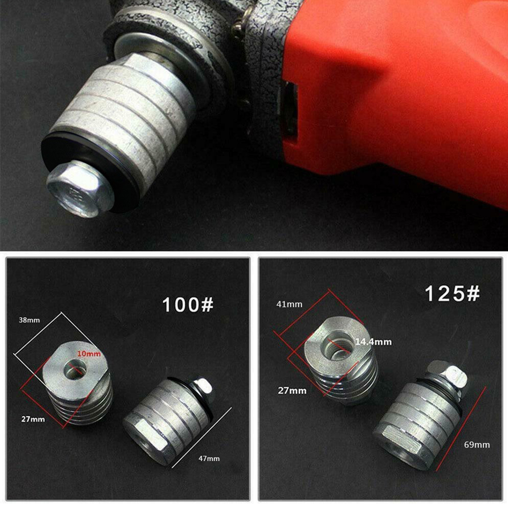 M10/M14 Angle Grinder To Grooving Machine Adapter Conversion Kit Flange Nut Metal Lock Nut Grooving Machine For 100/125-230