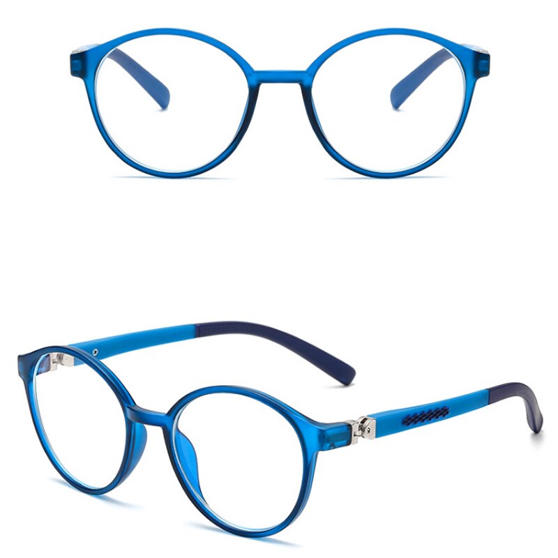Anti-blåt lys børns briller læsebriller ultralette computergoggles brilleramme til kvinder: C4