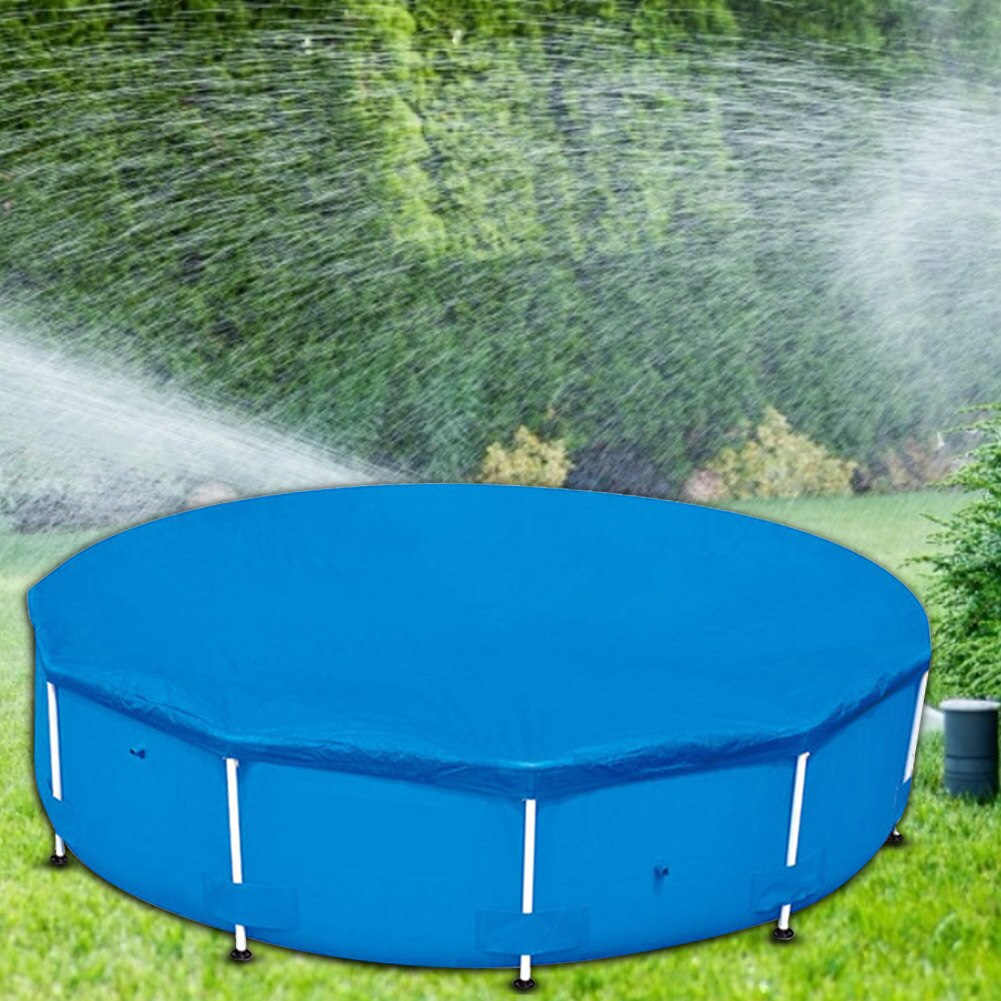 Swimming Pool Cover Folding Square Round Ground Cloth Lip Cover Dustproof Outdoor Swimming Pools Inflatable Floor Cloth Cover