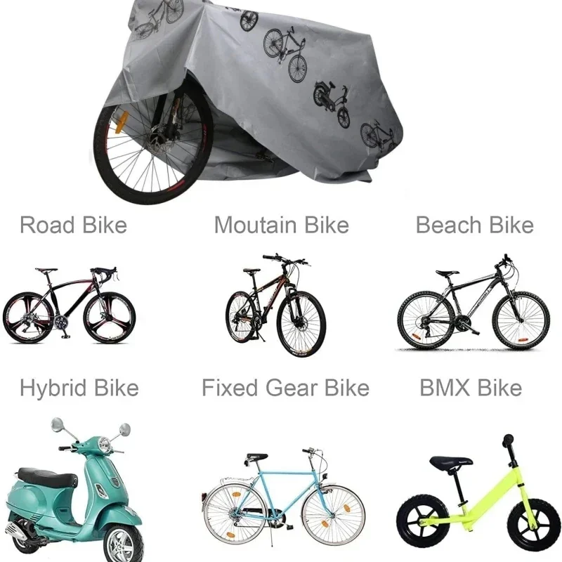 Fietsuitrusting Waterdicht Stofdicht UV Guardian Regenhoes Outdoor Sunshine Cover MTB Bike Gear Fietsaccessoires PEVA Regenhoes