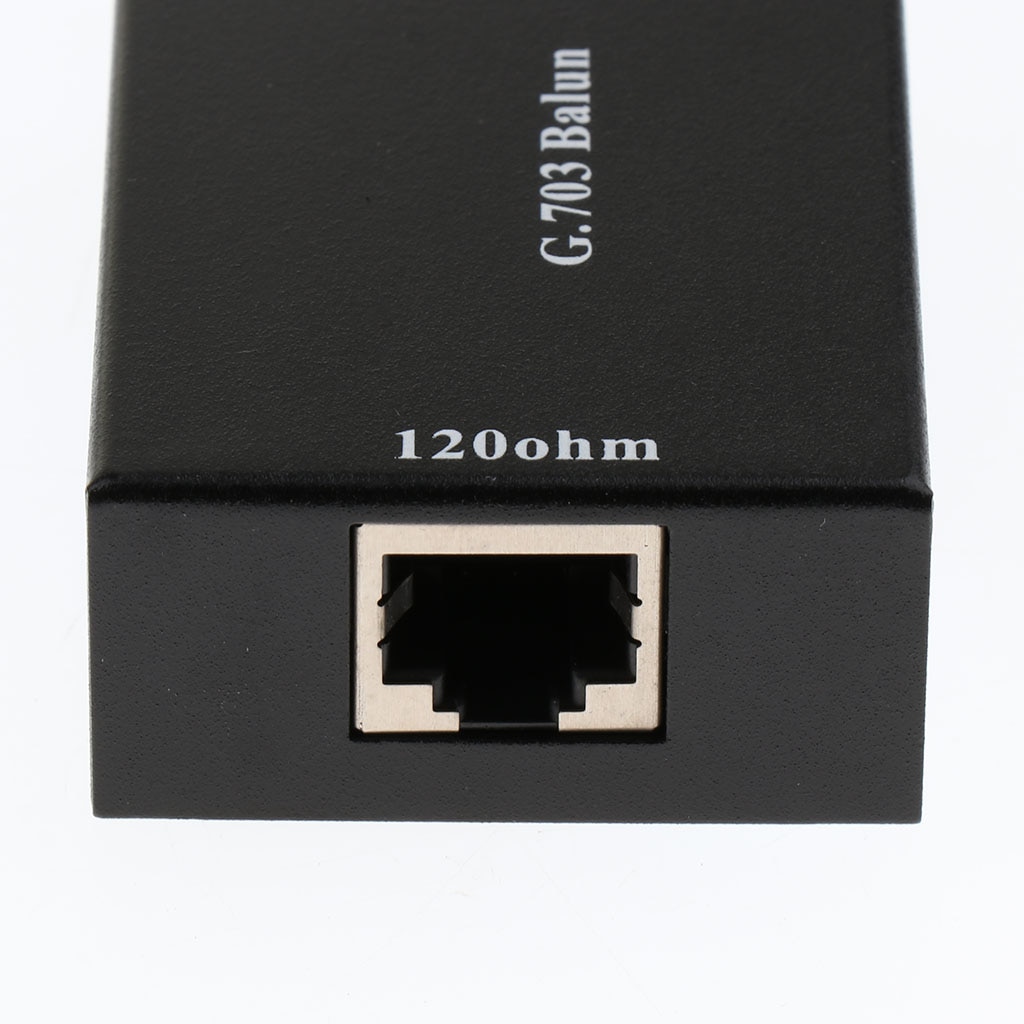 Convertisseur de média BNC vers RJ45 de supérieure coaxial vers Ethernet adaptateur Balun vidéo ITU/CCITT G.703
