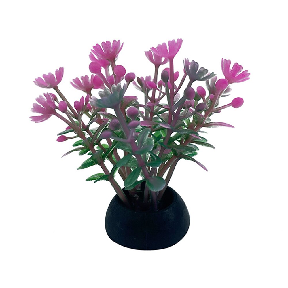 Kunstige planter akvarie indretning vand ukrudt ornament plante akvarium akvarium græs 2.5 x 5cm 1pc simulering dekoration: 10