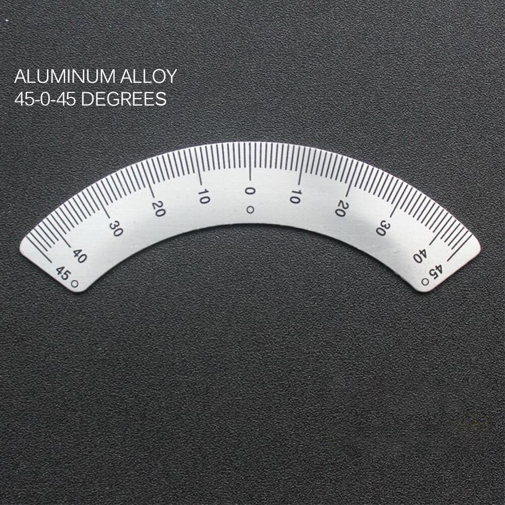Protractor Milling Machine Part Angle Plate Scale Ruler 45 Degree Angle Arc Measuring Gauging Tool