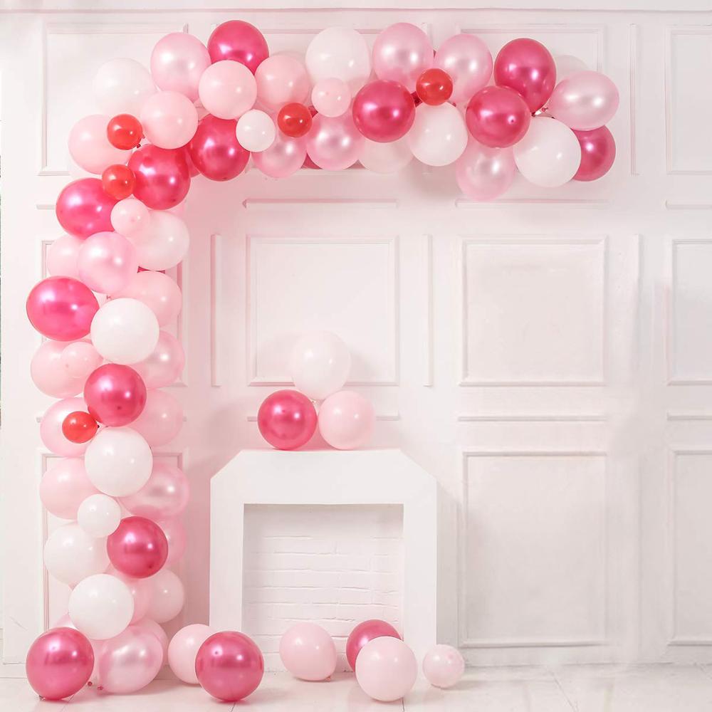 Confeti látex globos mixtos Banner primer Feliz cumpleaños 1 er niños bebé niño niña decoraciones mi 1 año suministros guirnalda