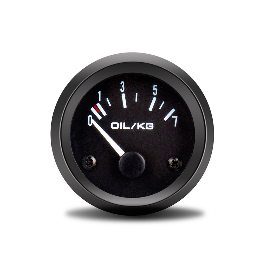 52Mm Water Temp Gauge Sensoren Digitale Tacho Gauge Voltmeter Toerenteller Olie Druk Gauge Volt Water Temperatuur Meters Spanning: Oil pressure Gauge