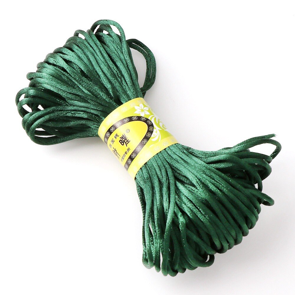 20 M/lot tressé macramé soie macramé corde fil fil fil 2mm bricolage noeud chinois Satin Nylon Bracelets faire des résultats perles: 9