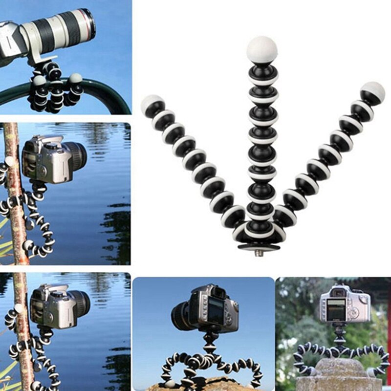 Kleine octopus, flexibel statief voor gopro hero-camera, digitale dv voor canon nikon mobiele telefoon, klein formaat