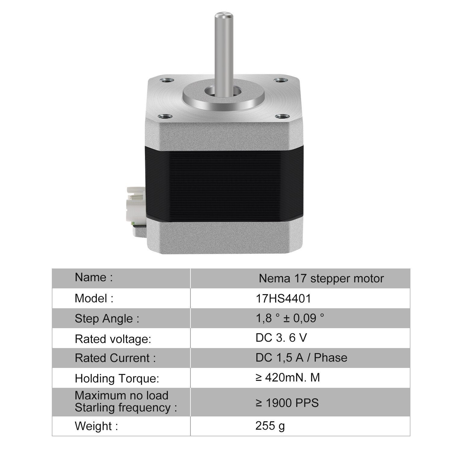 Usongshine 5szt/lot (17HS4401S) V5 V6 4-przewodowy silnik krokowy Nema17 42 silnik Nema 17 42BYGH 1.5A do CNC XYZ do części drukarek 3D