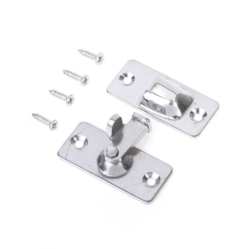 Verrou de porte en acier inoxydable 304, solide à 90 degrés, serrure de porte coulissante à Angle droit,