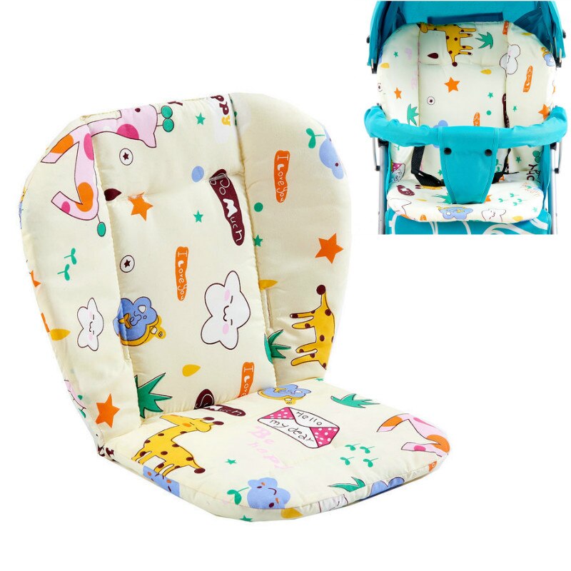 Asiento de coche de bebé Mat asiento elevador portátil para niños pequeños sillas de bebé simples Silla de comedor esponja gruesa coche para niños asientos del cochecito Pad: Deer