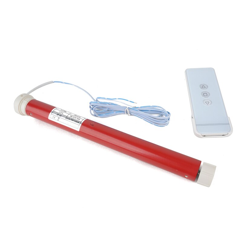 DC 12V DIY Electric Roller Blind Shade Tubular Motor Kit with Remote Controller For Home Curtain Accessories Part