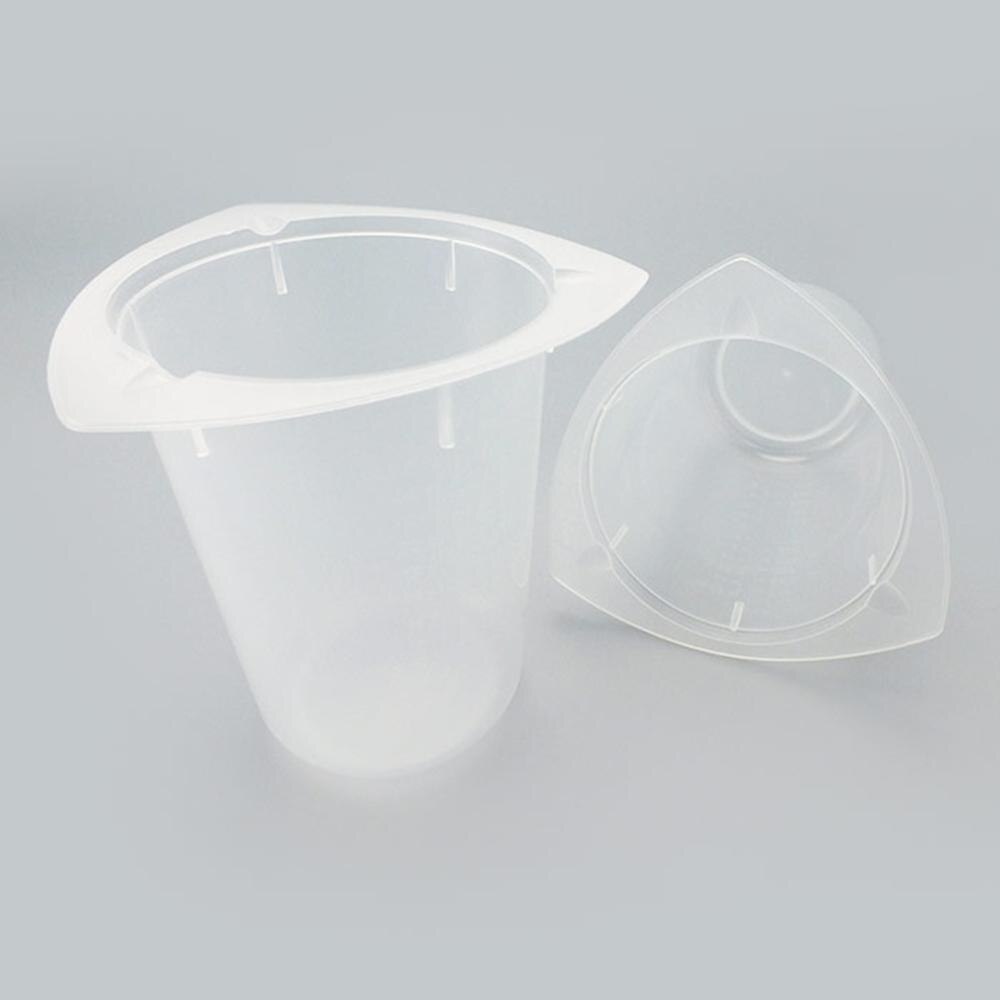 Copo de amostra plástico ferramentas de laboratório triângulo coverless copo de amostragem laboratório consumíveis 50ml 100ml 250ml 400ml 800ml 1000ml