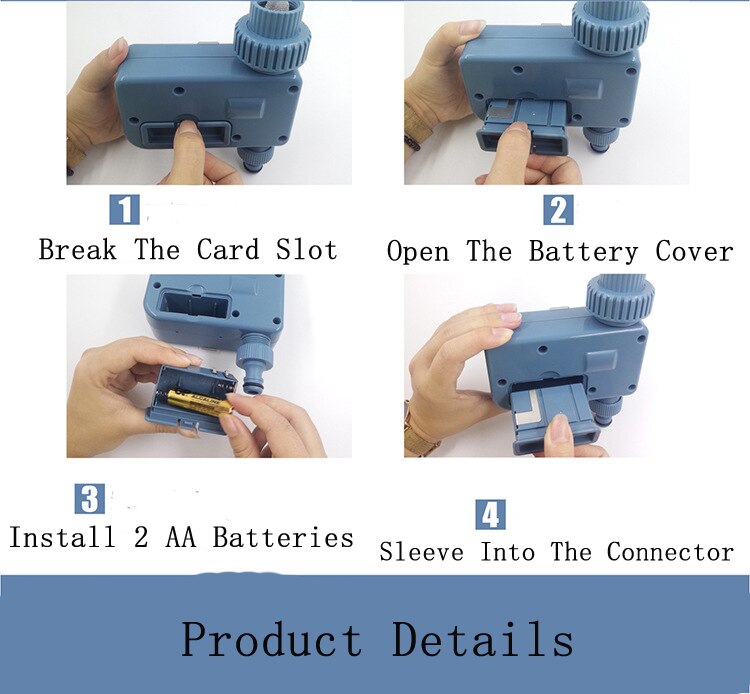 Garden Automatic Watering Timer Vegetable Garden Electronic Irrigation Controller Used For Breeding And Seedling Cultivation
